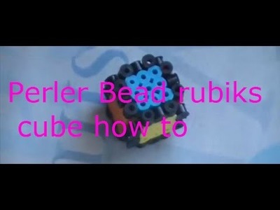 How to make a Perler Bead 3D rubiks cube