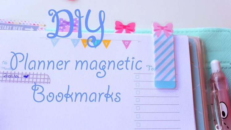Magnetic Bookmarks DIY