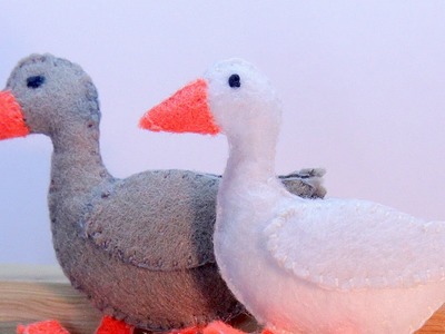 Make a Cute Stuffed Felt Goose - DIY Crafts - Guidecentral