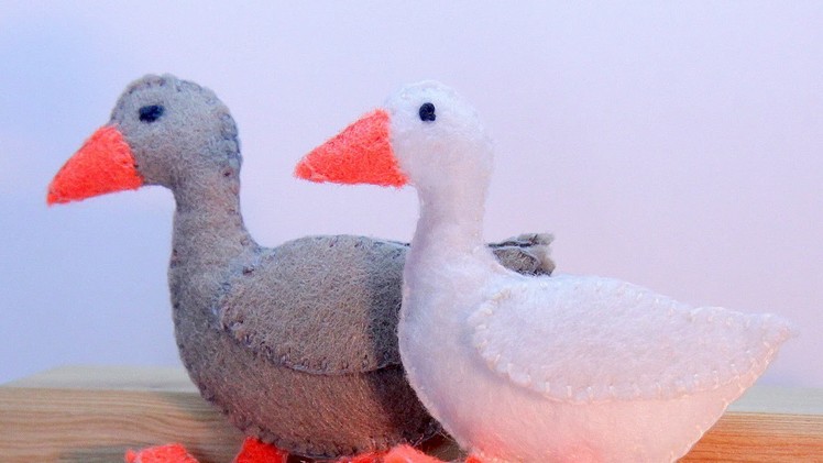 Make a Cute Stuffed Felt Goose - DIY Crafts - Guidecentral