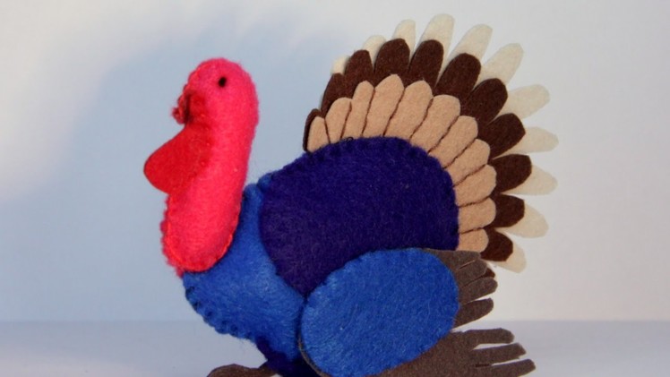 Make a Cute Stuffed Felt Turkey - DIY Crafts - Guidecentral
