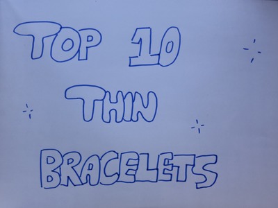 My Top 10 Favourite Thin Rainbow Loom Bracelets