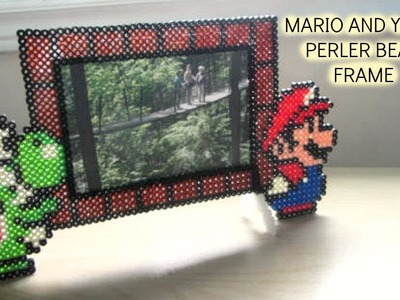 Perler Bead Mario & Yoshi Picture Frame