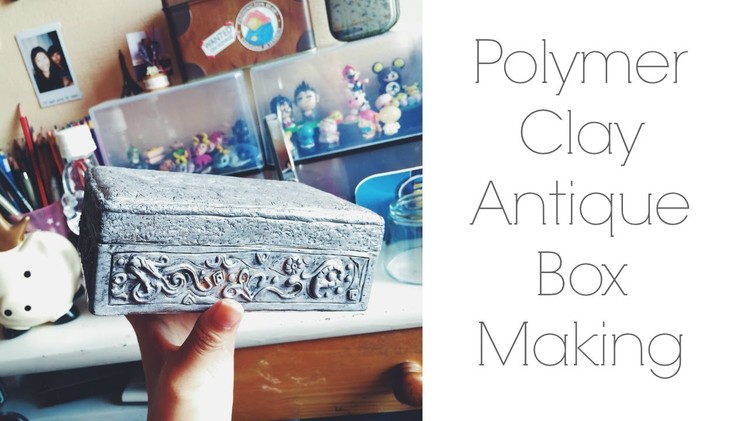 Polymer Clay Antique Box Making