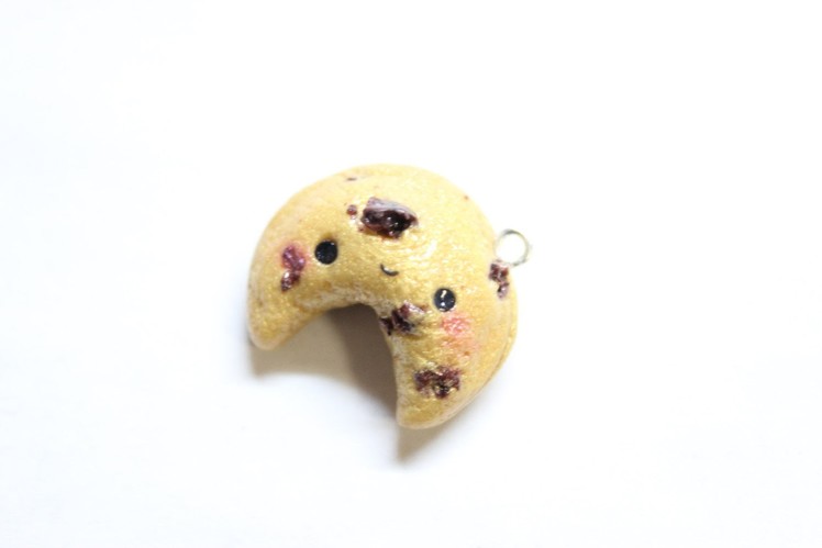 Polymer Clay Chocolate Chip Fortune Cookie Tutorial