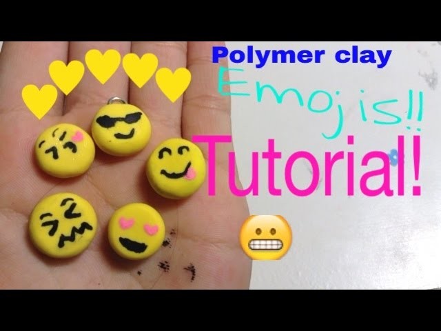 Polymer Clay Emoji Tutorial! | CutiePieKawaii ❤️
