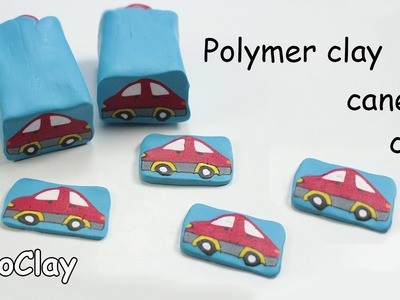 Polymer clay Millefiori Car Cane Tutorial