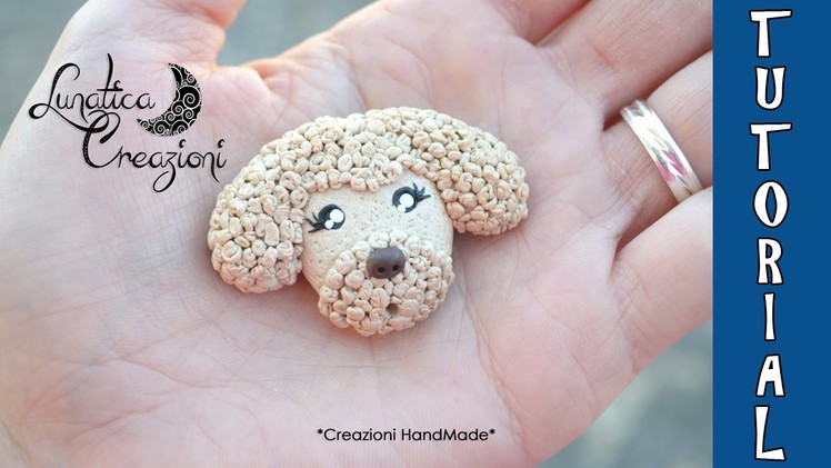 Polymer Clay Tutorial: Calamita con Barboncino in fimo | How to make poodle magnet