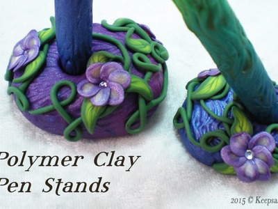 Polymer Pen Stand Clay Tutorial