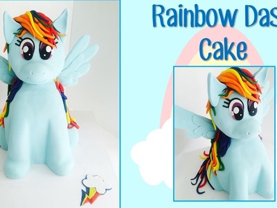 Rainbow Dash My Little Pony Cake - How to make from Creative Cakes by Sharon