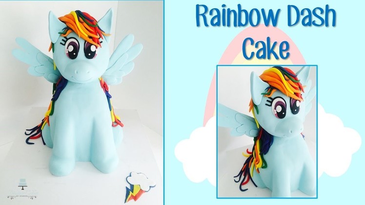 Rainbow Dash My Little Pony Cake - How to make from Creative Cakes by Sharon