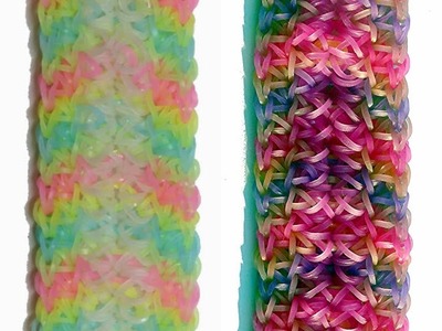 Rainbow Loom Bracelet "SUN-KISSED" (Original Design) (ref #7e)