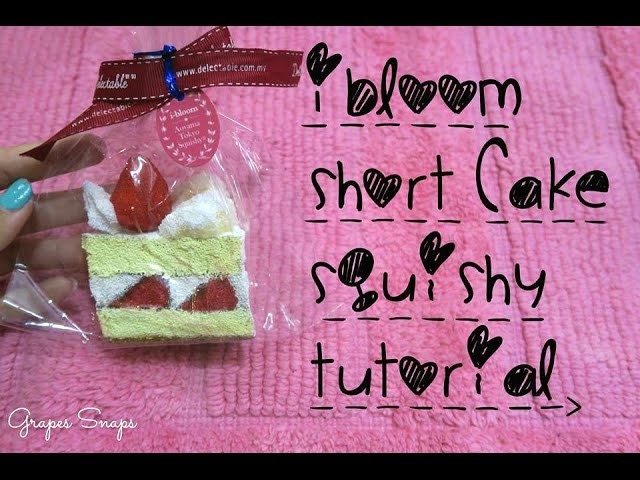 SQUISHY TUTORIAL : IBLOOM SHORT CAKE (ft. Lulu Rainbow)