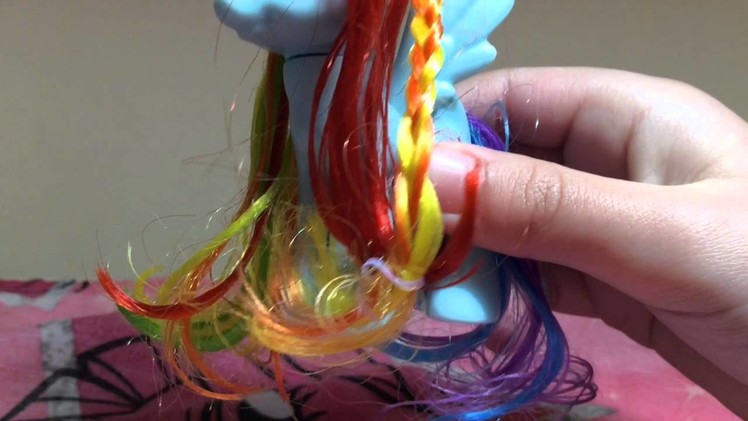 Styling Pony's Hair (Rainbow Dash) Tutorial