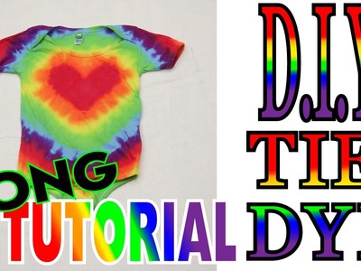Tie Dye Heart Rainbow Baby Outfit [Long Tutorial]
