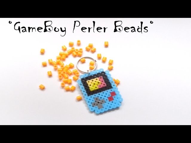 Tutorial!!!!! Llavero GameBoy Perler Beads.Keychain Gameboy