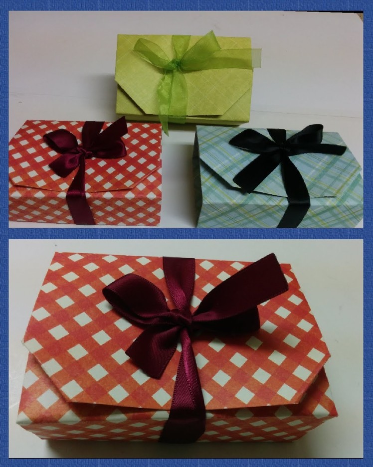 Art and Craft: How to make Gift box