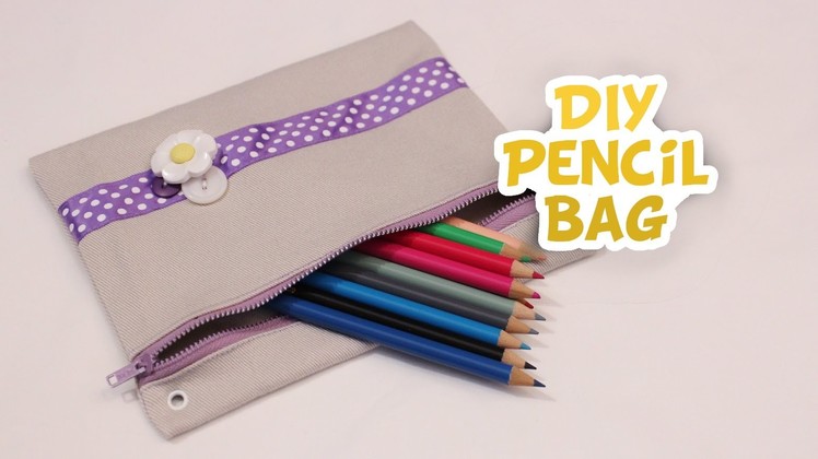Back-to-School DIY Pencil Bag {EASY}