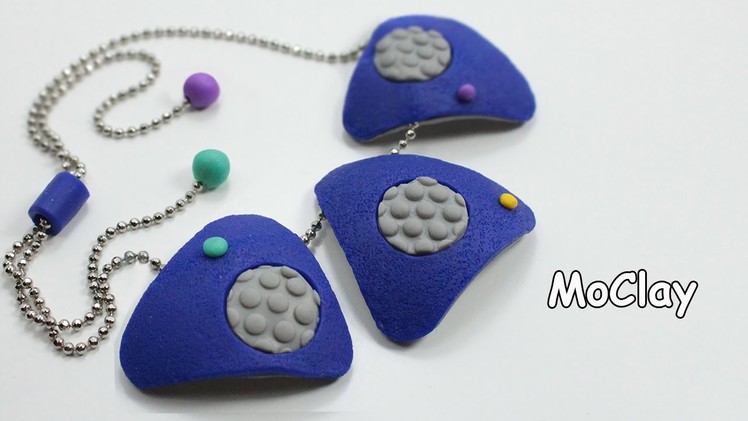 Bubble texture necklace - Polymer clay tutorial