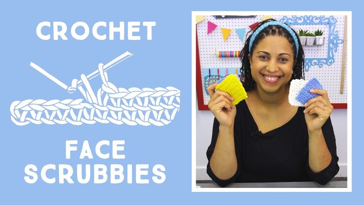 Crochet Face Scrubbies Make Up Remover: Easy Craft Project with Vanessa of Crafty Gemini Creates