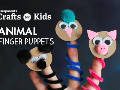 DIY Animal Finger Puppets | Crafts for Kids | PBS Parents