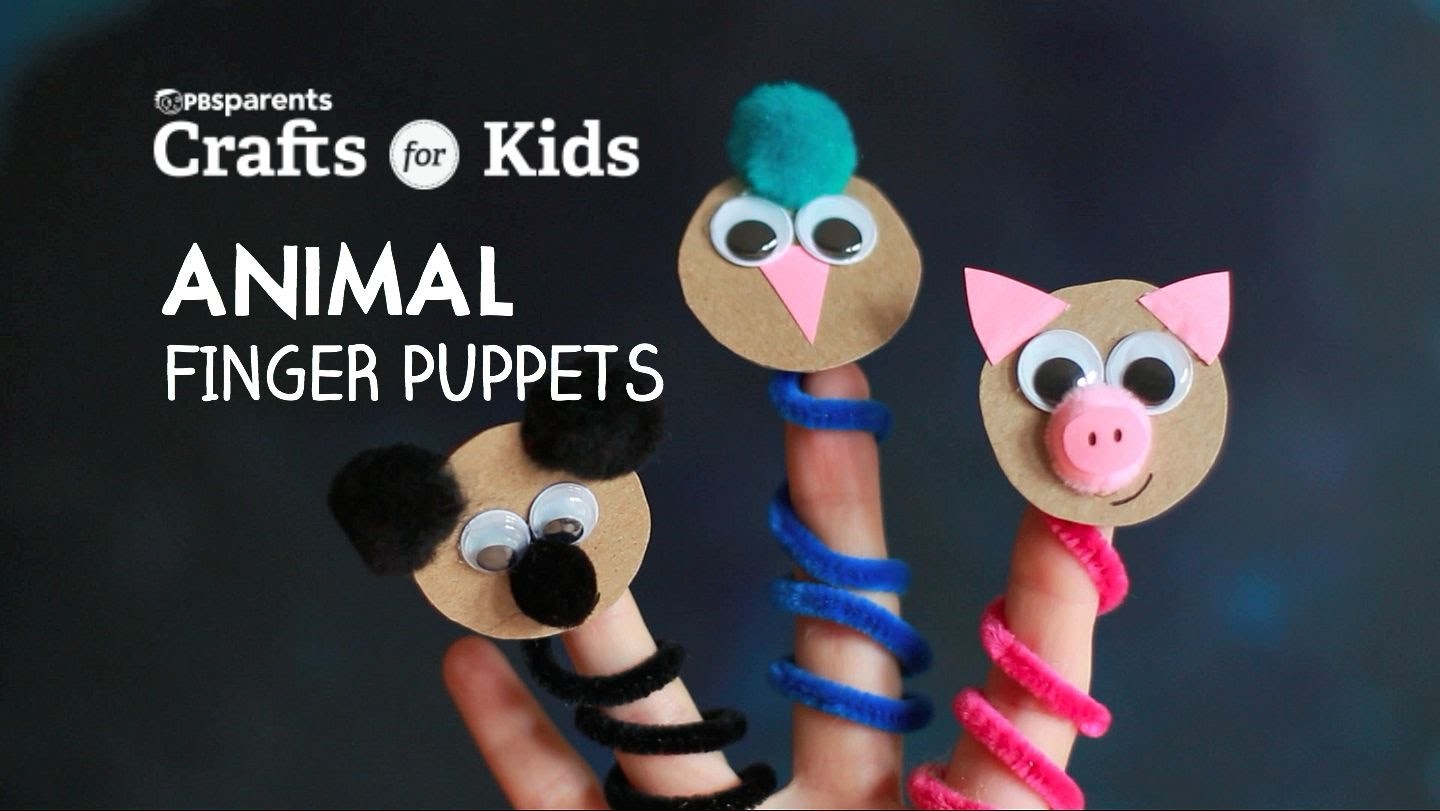 animal finger puppets craft