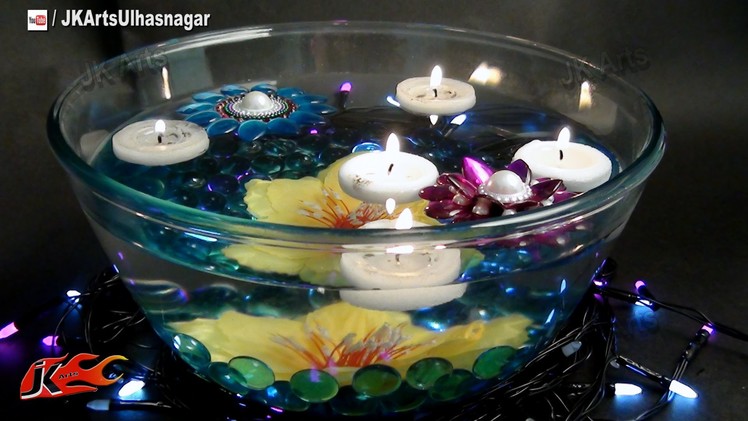 DIY Easy Candles Centerpiece Table Decoration Idea | JK Arts 698