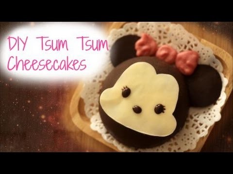DIY Mickey.Minnie Tsum Tsum Cheesecakes