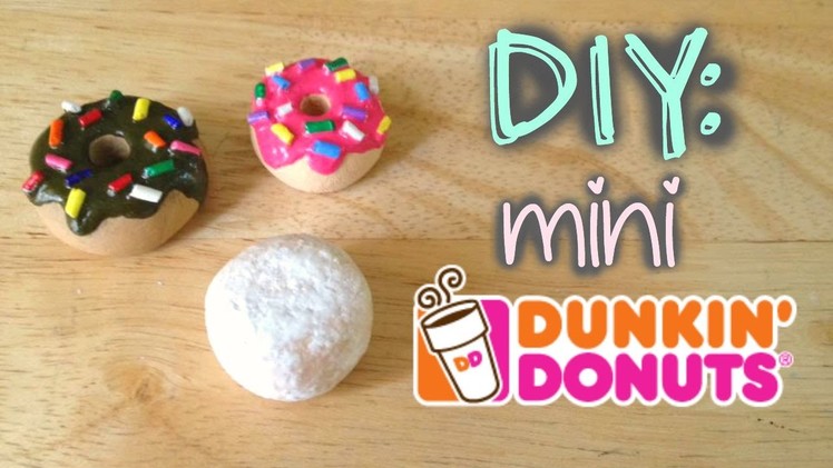 DIY: mini Dunkin' Donuts Lairy Valino