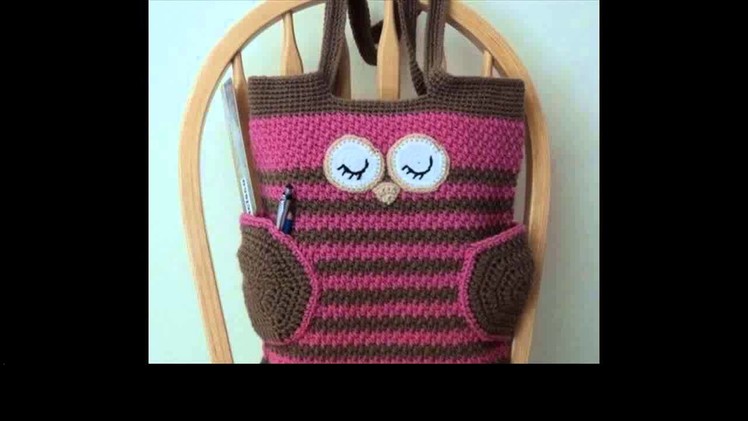 Easy crochet bags tutorial