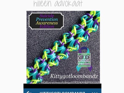 Holding on Rainbow Loom. By kittygotloombandz