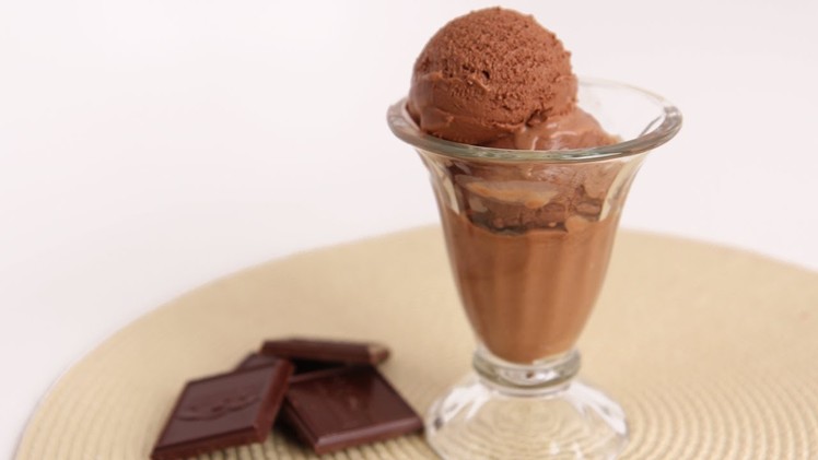 Homemade Chocolate Ice Cream Recipe - Laura Vitale - Laura in the Kitchen Episode 624