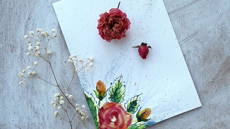 How To Create A Watercolor Invitation Background - DIY Crafts Tutorial - Guidecentral