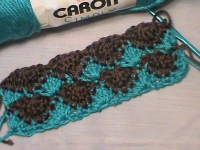 How to Crochet the "Interlocking Shell Stitch"