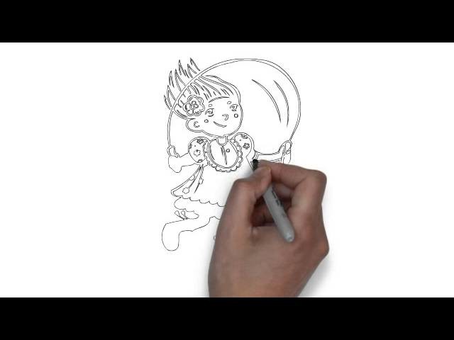 How To Draw Girl Jumping Rope