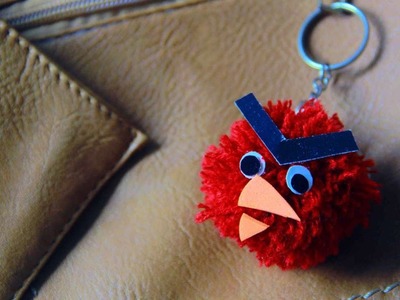 How To Make A Pompom Angry-Bird Keyring - DIY Crafts Tutorial - Guidecentral