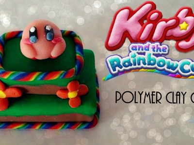 Kirby & the Rainbow Curse Cake. Polymer Clay Tutorial