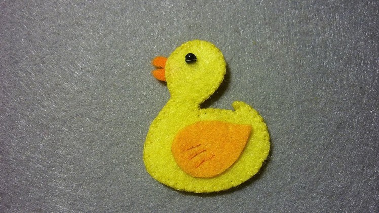 Make a Lovely Duck of Felt Application - DIY Crafts - Guidecentral