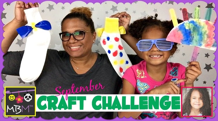 #MBMCRAFTCHALLENGE September Craft Challenge ~ How to Make a Fan and Mismatched Socks!