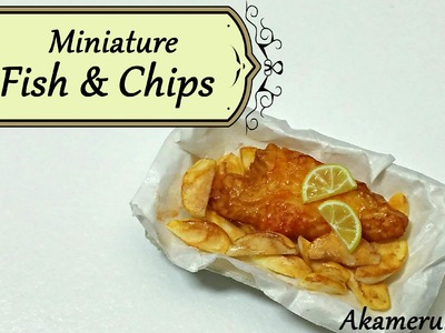 Miniature Fish and Chips - Polymer Clay Tutorial