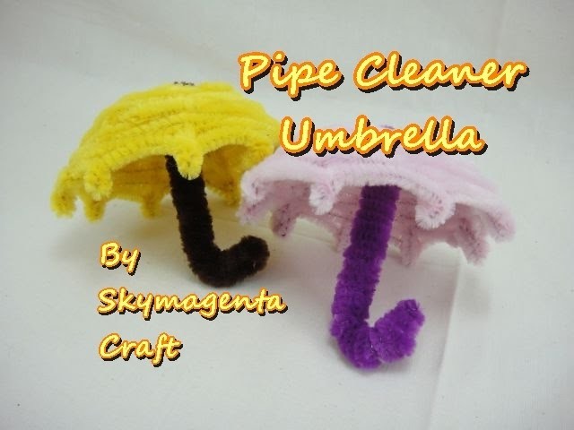 Pipe Cleaner Craft - Umbrella