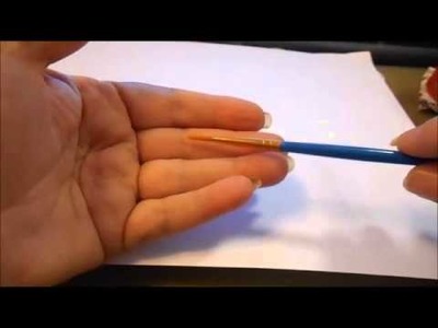 Polymer Clay Carving an Arrowhead tutorial pt2