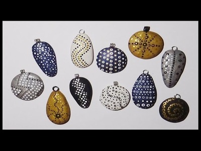 Polymer Clay Charms-Dotted Patterns