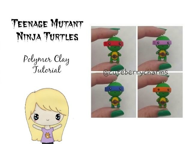 Polymer Clay Chubby Teenage Mutant Ninja Turtle Tutorial