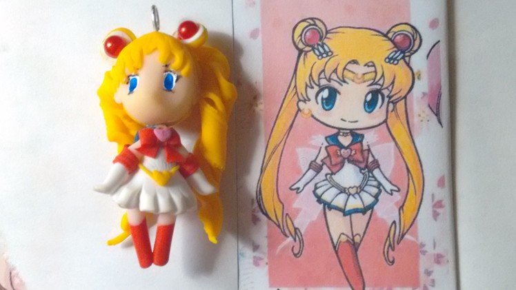 Polymer Clay Sailor Moon Tutorial Series Part 1 -  Sailor Moon Chibi