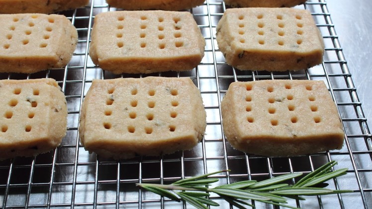 Rosemary Shortbread Cookies - How to Make Shortbread Cookies