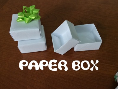 Simple Paper Gift Box ( Standard A4 sheet) DIY Origami