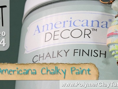 Testing Americana Chalky Paint On Polymer Clay