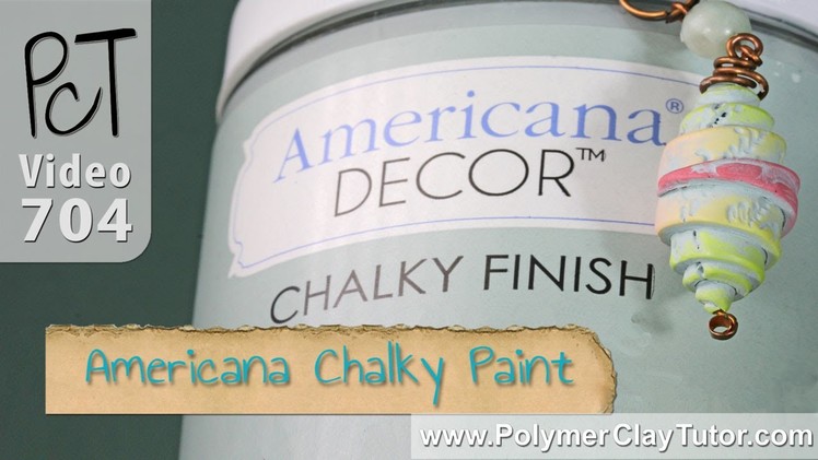 Testing Americana Chalky Paint On Polymer Clay