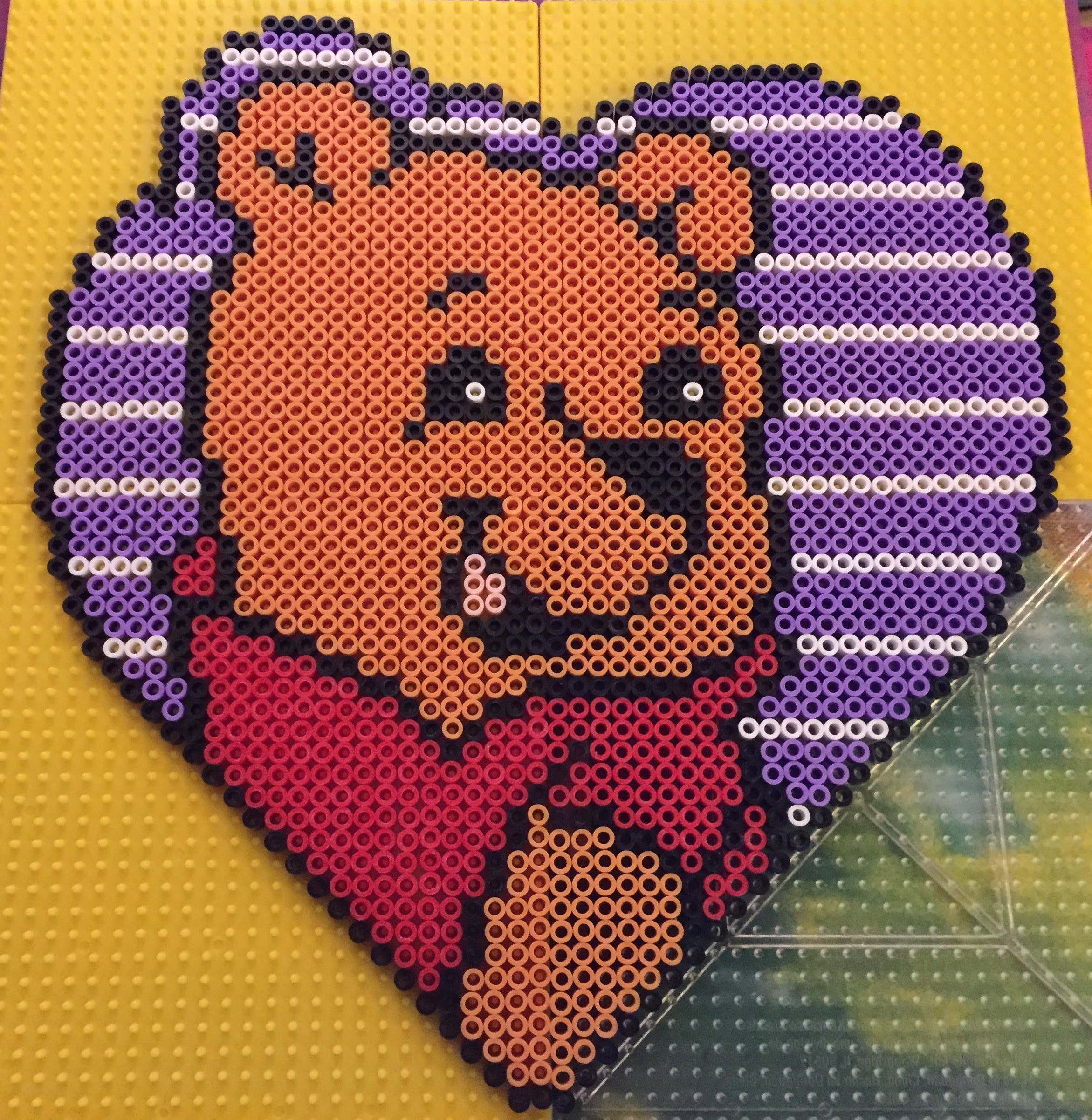 Tutorial Perler Bead Winnie The Pooh Eng